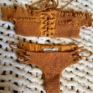 Stella Laguna beach Smocked Bikini/Small